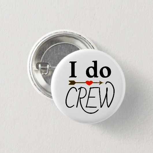 Ich tue Crew Bachelorette u. Button (Vorne & Hinten)