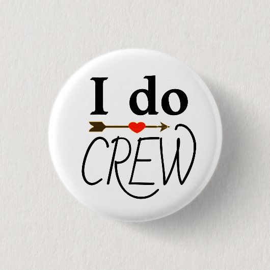 Ich tue Crew Bachelorette u. Button (Vorderseite)