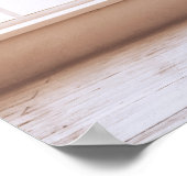 Ich tue, damit bin ich - Yoga Girl Stretching Poster (Ecke)