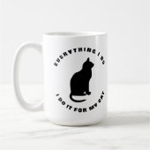 Ich tue das alles für meine Katze Kaffeetasse (Links)
