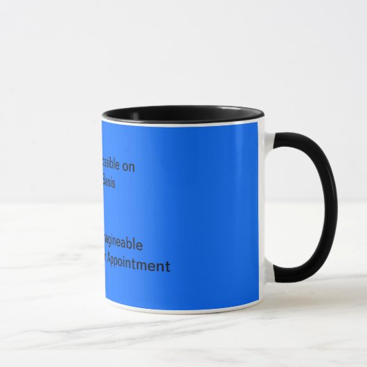 Ich tue die unmögliche Tasse (Rechts)