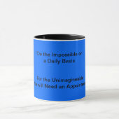 Ich tue die unmögliche Tasse (Zentrum)