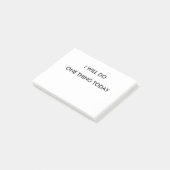 Ich tue einen Sache heute Post-Itnotizblock Post-it Klebezettel (angewinkelt)