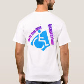 Ich tue es auf diese Weise, weil es einfacher ist T-Shirt (Rückseite)