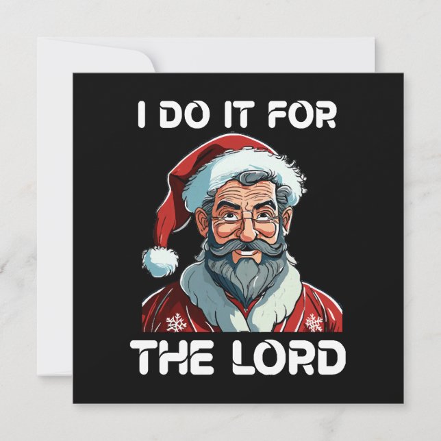 Ich tue es für das Christliche Weihnachtsgeschenk  (Vorderseite)