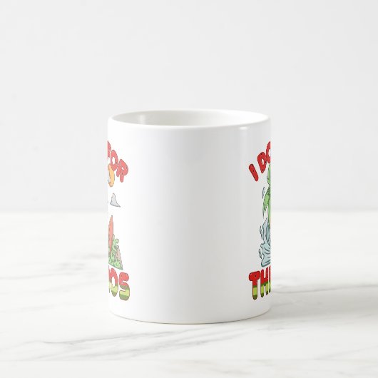 Ich tue es für das Ho | Tropical Santa Christmas Kaffeetasse (Mittel)