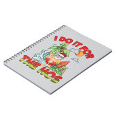 Ich tue es für das Ho | Weihnachten im Juli Notizblock (Linke Seite)