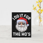 Ich tue es für das lustige, unangemessene Weihnach Karte (Gelbe Blume)