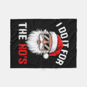 Ich tue es für das sonnige, unpassende Weihnachten Fleecedecke (Vorderseite (Horizontal))