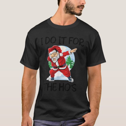 Ich tue es für das sonnige, unpassende Weihnachten T-Shirt (Vorderseite)