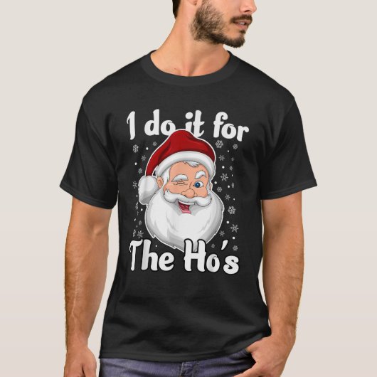 Ich tue es für das sonnige, unpassende Weihnachten T-Shirt (Vorderseite)