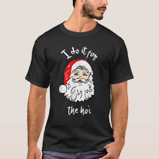 Ich tue es für das sonnige, unpassende Weihnachten T-Shirt (Vorderseite)