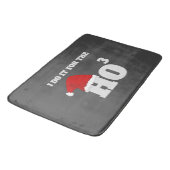 Ich tue es für den so lustigen Weihnachtstext Badematte (Schrägansicht)