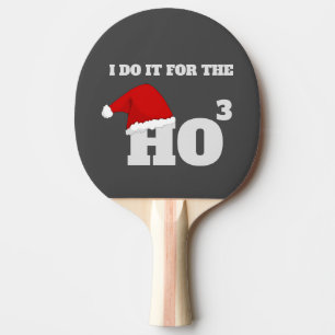 Ich tue es für den so lustigen Weihnachtstext Tischtennis Schläger