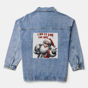 Ich tue es für die Ho's, Retro Santa Jeansjacke