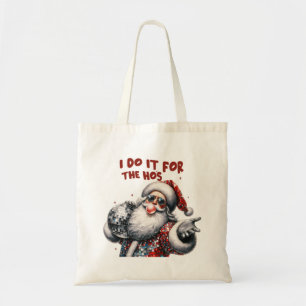 Ich tue es für die Ho's, Retro Santa Tragetasche