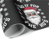 Ich tue es für die Weihnachtsfeier Geschenkpapier (Rolleneckpunkt)