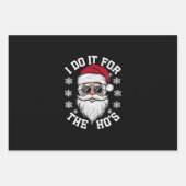 Ich tue es für die Weihnachtsfeier Geschenkpapier Set (Vorderseite)