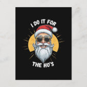 Ich tue es für Ho's Funny Weihnachtsfeiern Begleitkarte (Vorderseite)