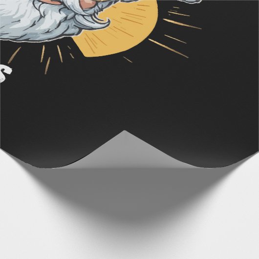 Ich tue es für Ho's Funny Weihnachtsfeiern Geschenkpapier (Ecke)