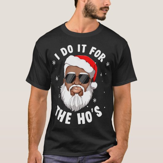 Ich tue es für Weihnachten Afrikaner T-Shirt (Vorderseite)