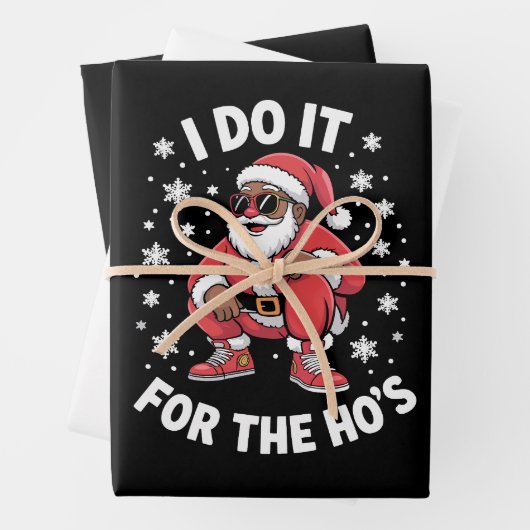 Ich tue es für Weihnachten in Afrika Geschenkpapier Set (Beispiel)