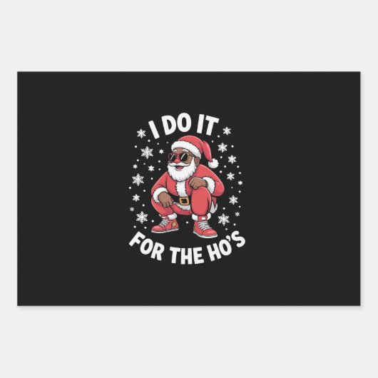 Ich tue es für Weihnachten in Afrika Geschenkpapier Set (Vorderseite)