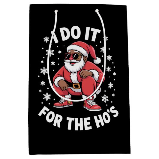 Ich tue es für Weihnachten in Afrika Mittlere Geschenktüte (Vorderseite)