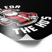 Ich tue es für Weihnachten in Hos Santa Claus Fotodruck (Ecke)