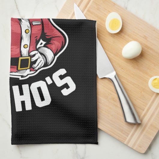 Ich tue es für Weihnachten in Hos Santa Claus Geschirrtuch (Viertel Falte)