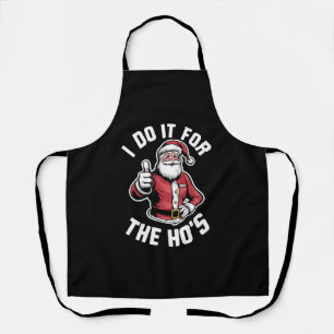 Ich tue es für Weihnachten in Hos Santa Claus Schürze