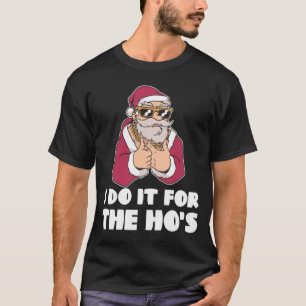 Ich tue es für Weihnachten Weihnachten Weihnachten T-Shirt