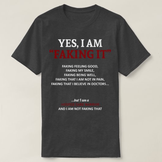 Ich tue es in diesem Fami T-Shirt (Design vorne)