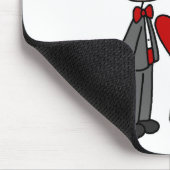 Ich tue Hochzeits-Zeremonie Mousepad (Ecke)