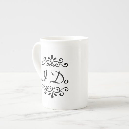 "Ich tue, ich auch" verbinde personalisierte Tasse (Vorderseite Links)