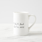 "Ich tue, ich auch" verbinde personalisierte Tasse (Rechts)