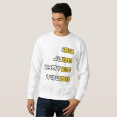 Ich tue Judo-Sweatshirt Sweatshirt (Vorne ganz)
