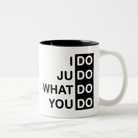 Ich tue Judo… Tasse (Rechts)