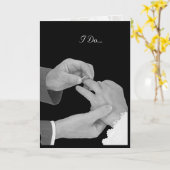 Ich tue…. karte (Gelbe Blume)