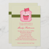 "Ich tue" Kuchen-Brautparty-Einladung Einladung (Vorne/Hinten)