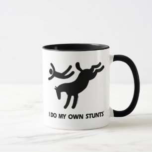 Ich tue mein eigenes Stunts™ Pferd: humorvolles Tasse