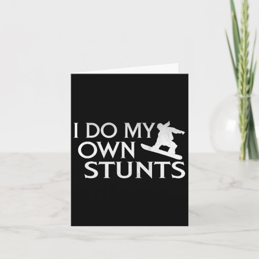 Ich tue mein eigenes Stunts-Snowboard Karte (Vorderseite)