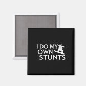Ich tue mein eigenes Stunts-Snowboard Magnet (Vorderseite/Rückseite)