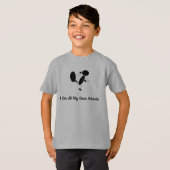Ich tue mein ganzes eigene Bremsungs-Kindert-shirt T-Shirt (Vorne ganz)