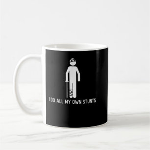 Ich tue meine eigenen Stunts erhalten gute Geschen Kaffeetasse