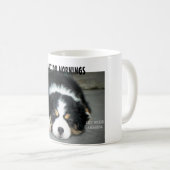 Ich tue nicht Morgen - australische Schäfer-Tasse Kaffeetasse (VorderseiteRechts)