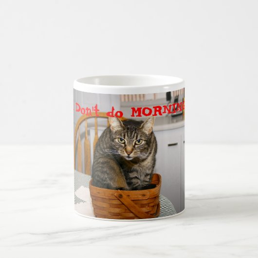 Ich tue nicht MORGEN! Kaffeetasse (Mittel)