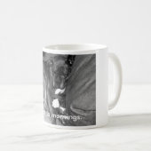 Ich tue nicht Morgen Kaffeetasse (VorderseiteRechts)