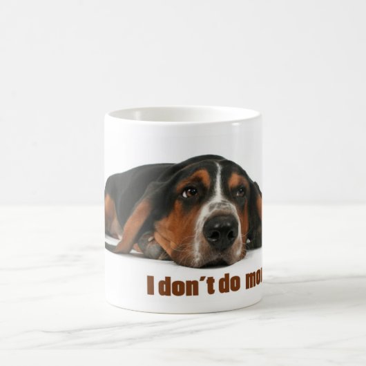 Ich tue nicht Morgen Kaffeetasse (Mittel)