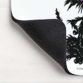 "Ich tue nicht Morgen-" Katzen-Geschenke Mousepad (Ecke)